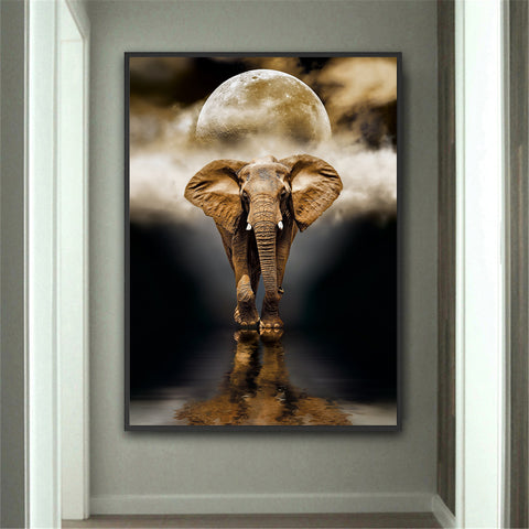 Creative Home Decor Elephant Canvas Painting