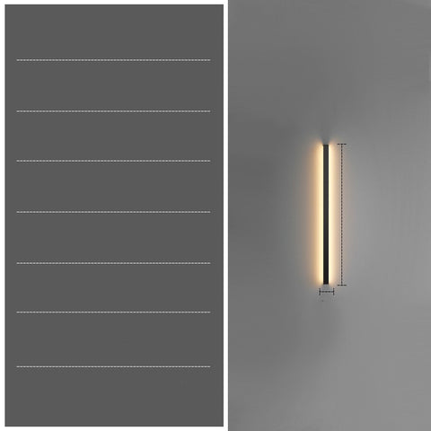 Modern Long Strip Wall Lamp